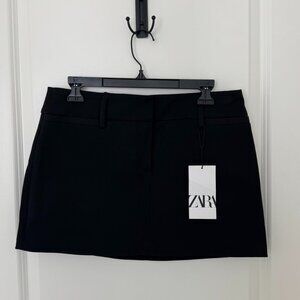 Zara Black Mini Skirt NWT